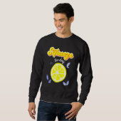 Sweatshirt Citron Squeeze Days Lemon Pulp Citrus Fruit (Devant entier)