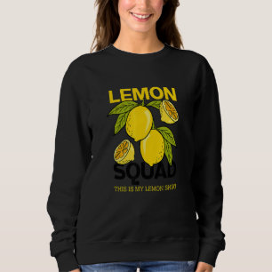 Sweatshirt Citrons Citrons Citrons Fruits d'été