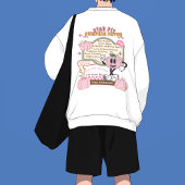 Sweatshirt Citrouille Citrouille de patchs - Citrouille rose