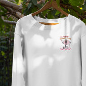 Sweatshirt Citrouille Citrouille de patchs - Citrouille rose