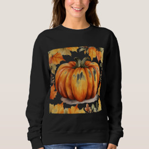 Sweatshirt Citrouille confortable pour automne & H