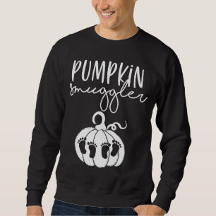 Sweatshirt Citrouille de grossesse jumelle Contrebande Citrou