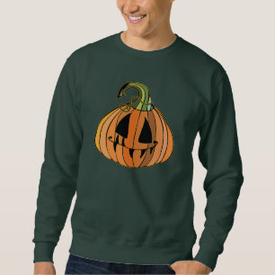 Sweatshirt Citrouille de Jack-o'-lantern de pays