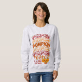 Sweatshirt Citrouille de Thanksgiving MAMA personnalisable (Devant entier)