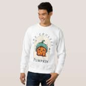 Sweatshirt Citrouille le plus froid dans le patch (Devant entier)