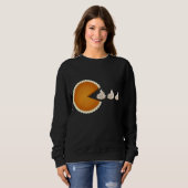 Sweatshirt Citrouille Pie Funny Math Halloween Costume Thanks (Devant entier)