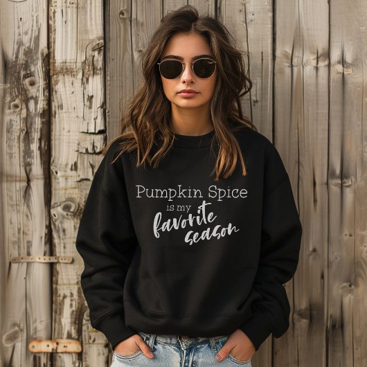 Sweatshirt Citrouille Spice est ma saison préférée