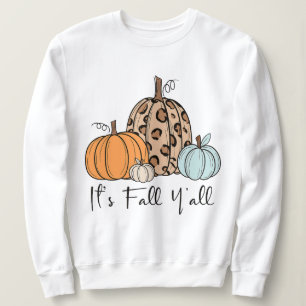 Sweatshirt Citrouille tendance d'automne Citation « C'est l
