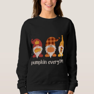 Sweatshirt Citrouille Tout mignon automne Gnomes automne auto