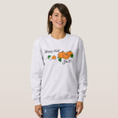 Sweatshirt Citrouilles d'automne (Devant entier)