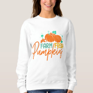 SWEATSHIRT CITROUILLES FRAIS AGRICOLES MERCI