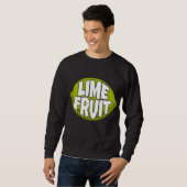 Sweatshirt Citrus de Fruit Lime Barista (Devant entier)