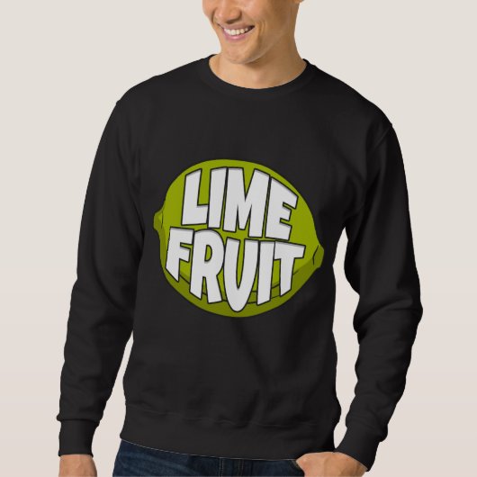 Sweatshirt Citrus de Fruit Lime Barista (Devant)
