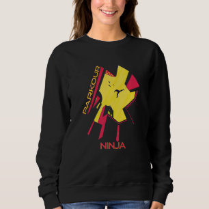 Sweatshirt City Ninja Parkour Sauter Bâtiments Freestyle Run