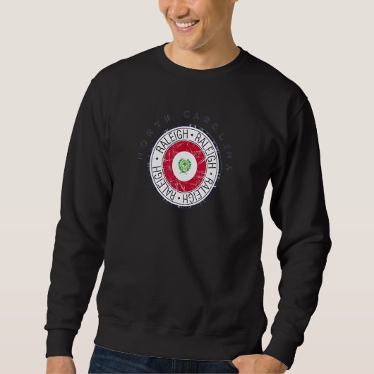 Sweatshirt City of Raleigh Flag North Carolina State Seal   N (Devant)