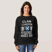 Sweatshirt Clan CAMERON scottish family scotland mothers day (Devant entier)