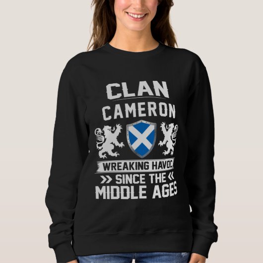 Sweatshirt Clan CAMERON scottish family scotland mothers day (Devant)