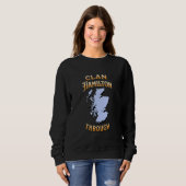 Sweatshirt Clan Hamilton Scottish Motto Crest (Devant entier)