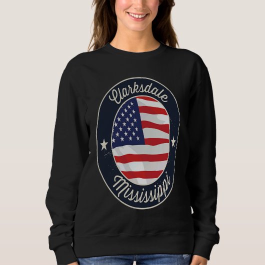 Sweatshirt Clarksdale Mississippi MS Vacation Souvenir Graphi (Devant)