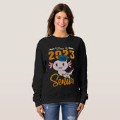 Sweatshirt Class of 2024 Senior Axolotl Graduation First Day  (Devant entier)