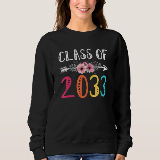 Sweatshirt Class Of 2033 Shirt Pre-K Graduate Preschool Gradu (Devant)