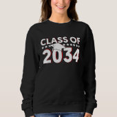 Sweatshirt Class Of 2034  Senior 2034 Graduation (Devant)