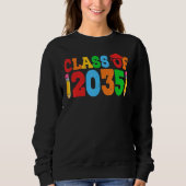Sweatshirt class of 2035 grow with me (Devant)