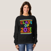 Sweatshirt Class of 2035 Growing With Me Kindergarten Graduat (Devant entier)