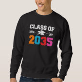 Sweatshirt Class Of 2035 Leopard Pre k Grow with Me Graduatio (Devant)