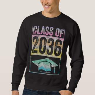 Sweatshirt Class Of 2036 Grow With Me Graduation First Day Of