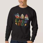 Sweatshirt Class Of 2037 Gnome Graduation Kindergarten First  (Devant)