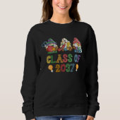 Sweatshirt Class Of 2037 Gnome Graduation Kindergarten First  (Devant)