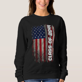 Sweatshirt Class of 2044  Senior 2044 USA American Flag