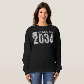 Sweatshirt Classe De 2034 Augmenter Avec Moi Maternelle Pré K (Devant entier)