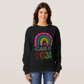 Sweatshirt Classe De 2034 Rainbow Pink Graduate Préscolaire T (Devant entier)
