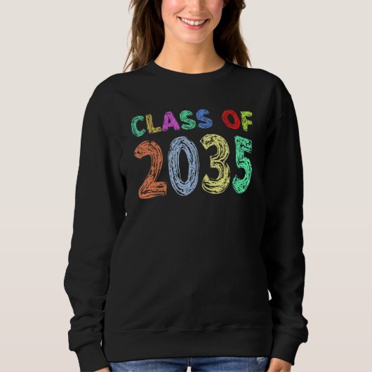Sweatshirt Classe De 2035 Augmenter Avec Moi Jardin D'Enfants (Devant)