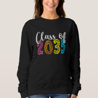 Sweatshirt Classe De 2035 Pré K Graduate Kindergarten Graduat