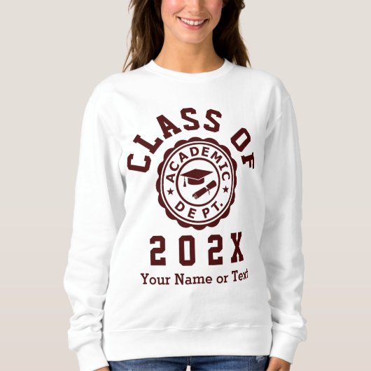 Sweatshirt Classe De 20XX Graduation (Devant)