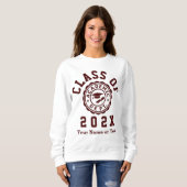 Sweatshirt Classe De 20XX Graduation (Devant entier)