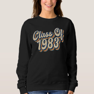 Sweatshirt Classe du lycée de 1983 Réunion Vintage