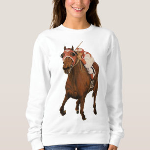 Sweatshirt Classic Horse Race Seabiscuit bat l'amiral de guer