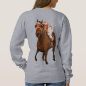 Sweatshirt Classic Horse Race Seabiscuit sur l'amiral de guer (Dos)