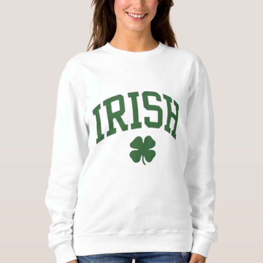 Sweatshirt Classic Irish Pride Shamrock - St. Patrick's Day (Devant)