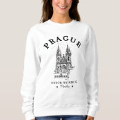 Sweatshirt Classic Prague Czech Republic Landscape (Devant)