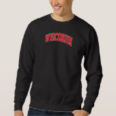 Sweatshirt Classic Retro Wisconsin Throwback (Devant)