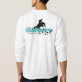 Sweatshirt classique avec logo noir (Dos)