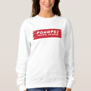 Sweatshirt Classique de l'île Pacifique de Pohnpei