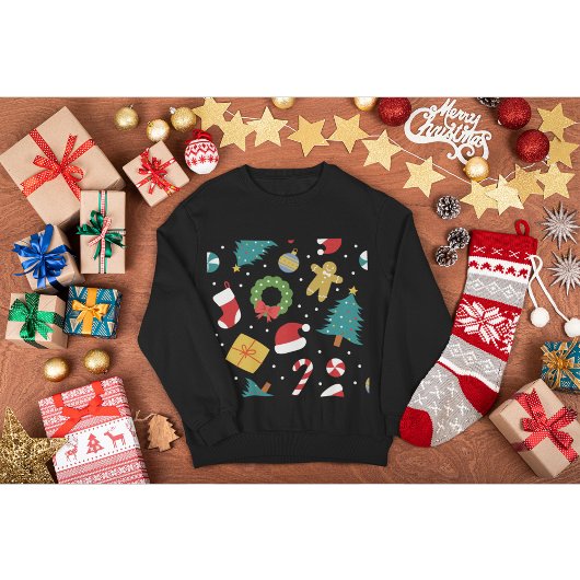 Sweatshirt classique Icônes de Noël