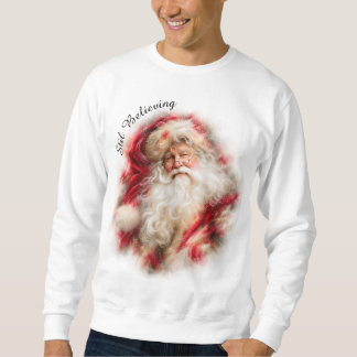 Sweatshirt Classique Santa Noël Vintage Fêtes