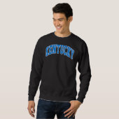Sweatshirt Classique Sportive Kentucky Ky Throwback (Devant entier)